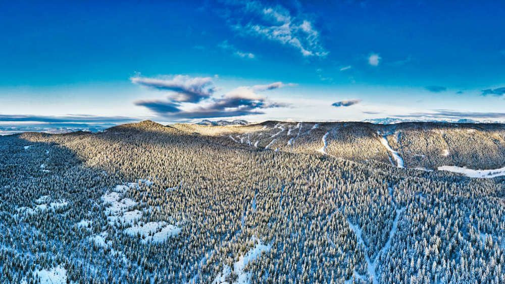Luftaufnahme von Autrans - Vercors - Frankreich