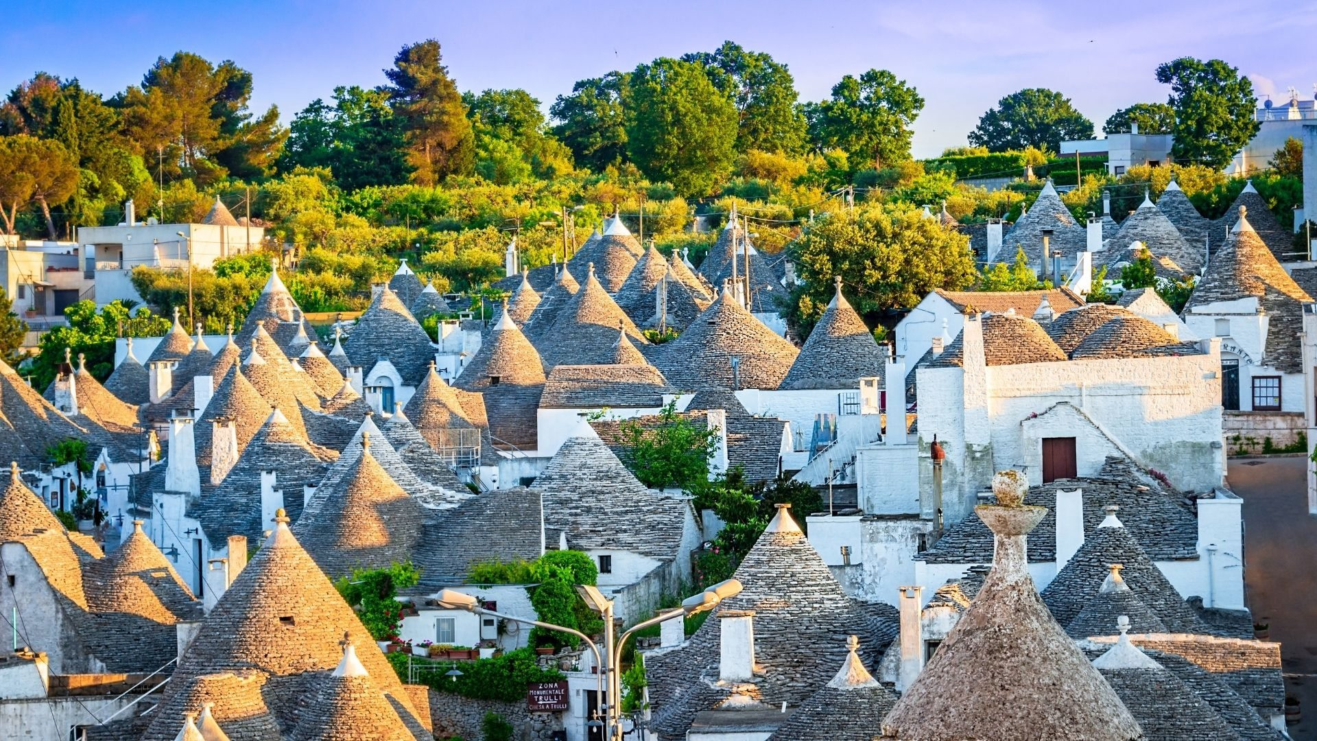 Dorf Alberobello in Apulien