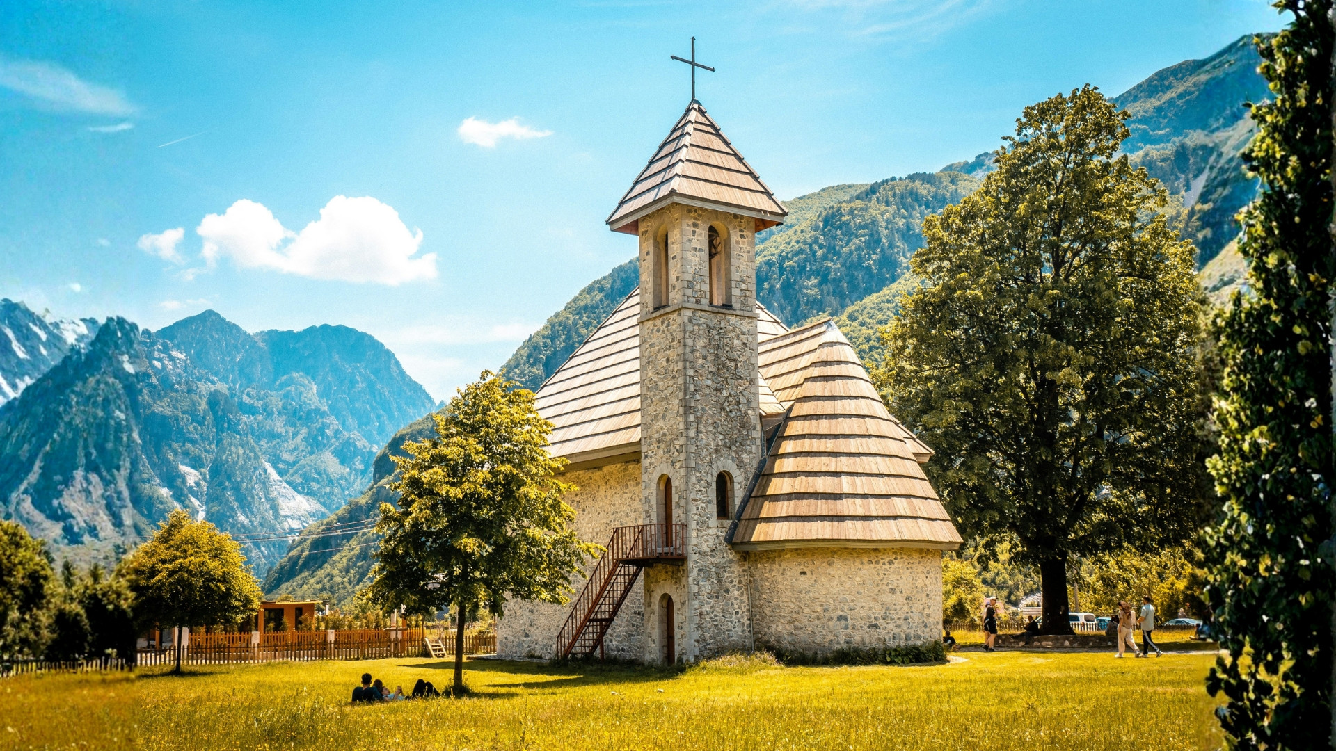 Trekking in den Albanischen Alpen - Theth, Kapelle 2
