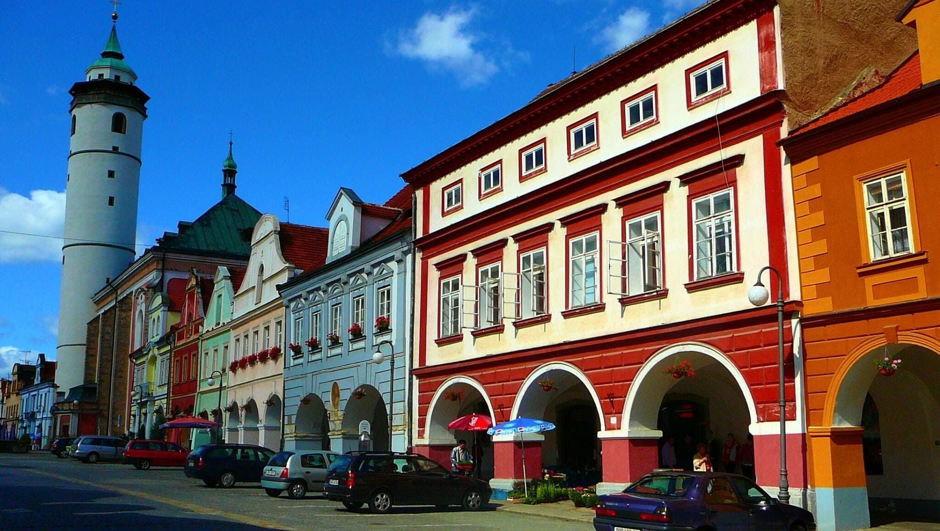Arkadenplatz in der Altstadt - Regensburg - Deutschland