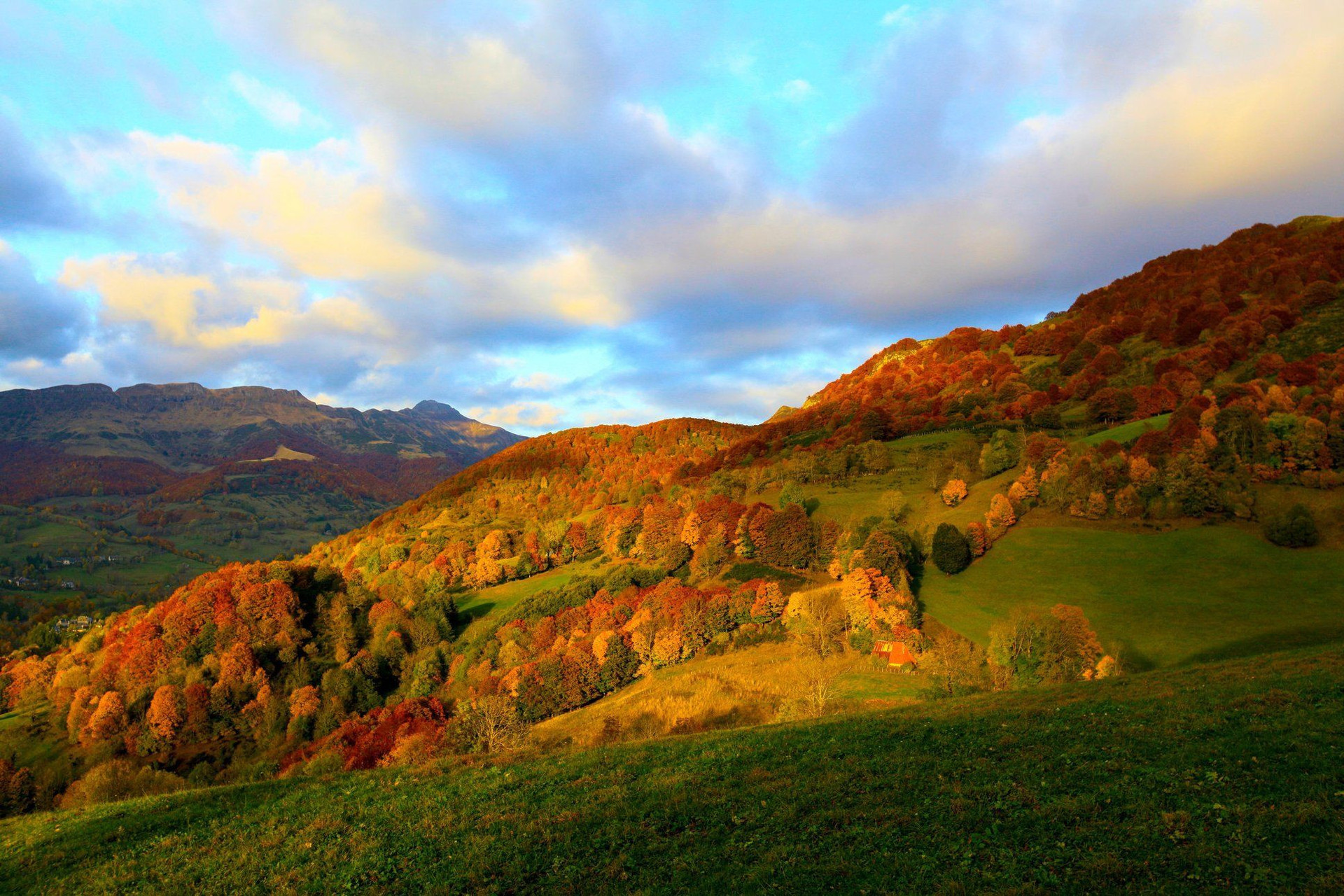 Herbstfarben in der Auvergne - Frankreich
