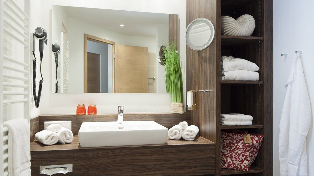 Badezimmer im Hotel Das Rössle - Schwarzwald - Baden-Württemberg, Deutschland