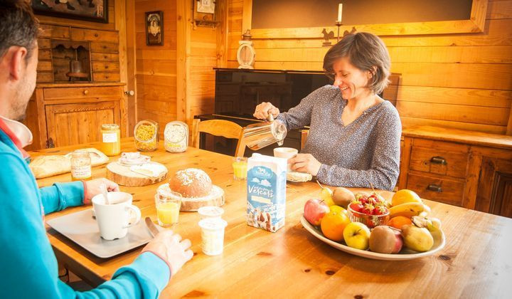 Frühstück im Gasthaus-Hotel Arcanson