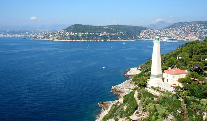 Leuchtturm am Cap Ferrat - Côte d'Azur - Frankreich