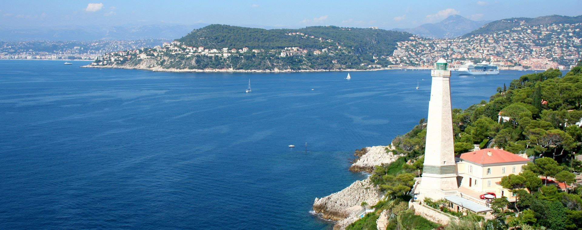 Leuchtturm am Cap-Ferrat - Halbinsel Saint-Jean-Cap-Ferrat - Côte d'Azur