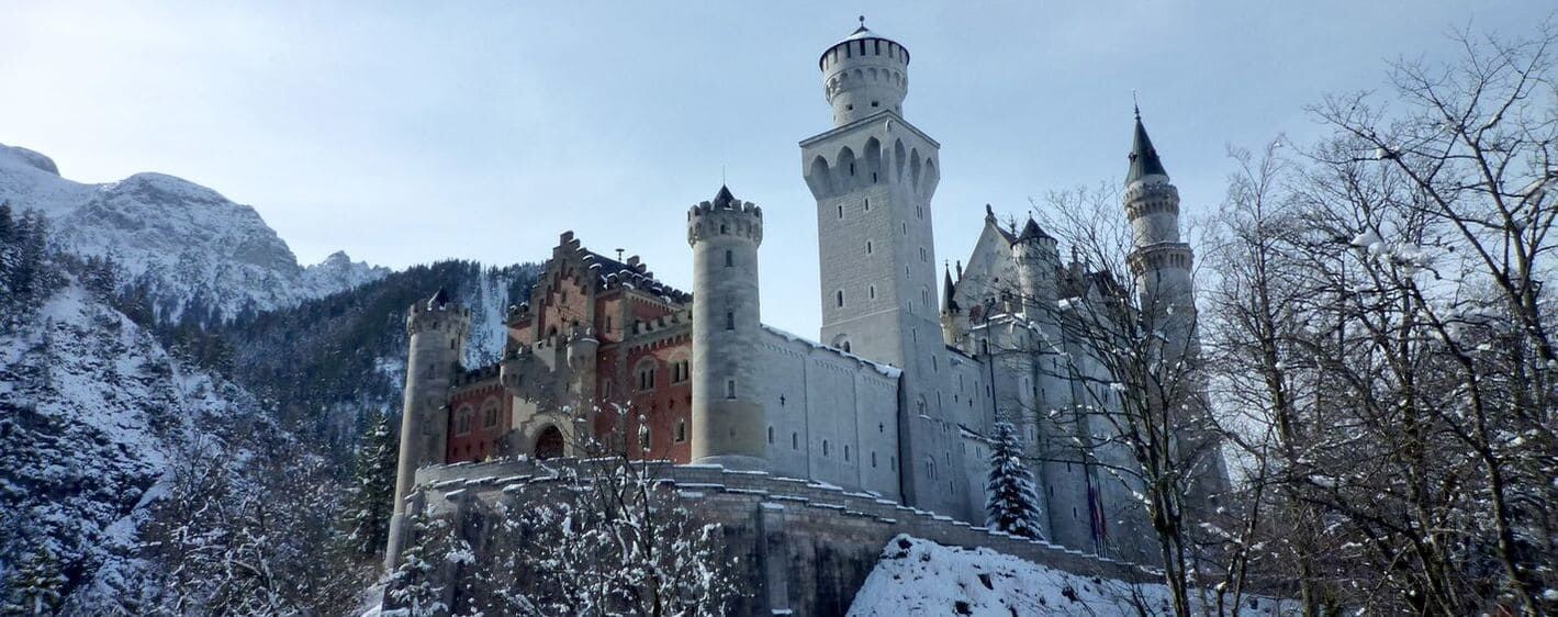 Schloss Neuschwanstein im Winter - Bayern - Deutschland