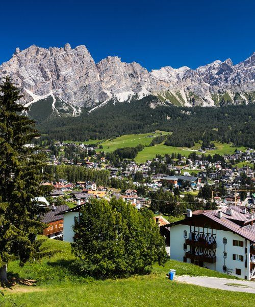 Landschaft bei Cortina d’Ampezzo - Dolomiten - Italien