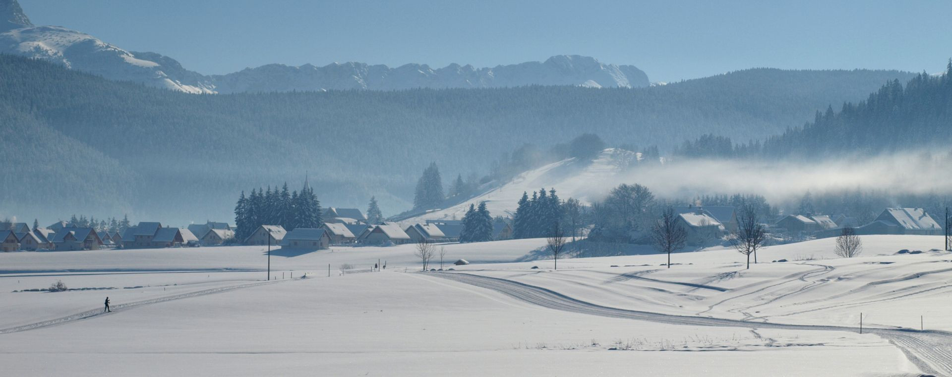 Langlaufloipe in Méaudre - Vercors - Frankreich