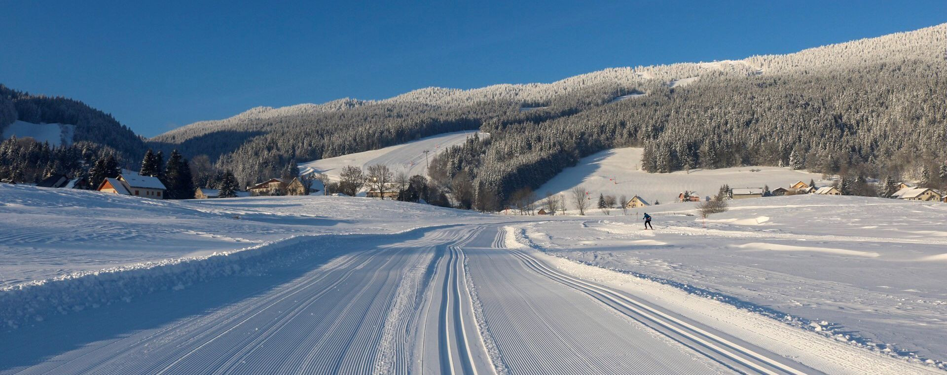 Langlaufloipe in Méaudre - Vercors - Frankreich