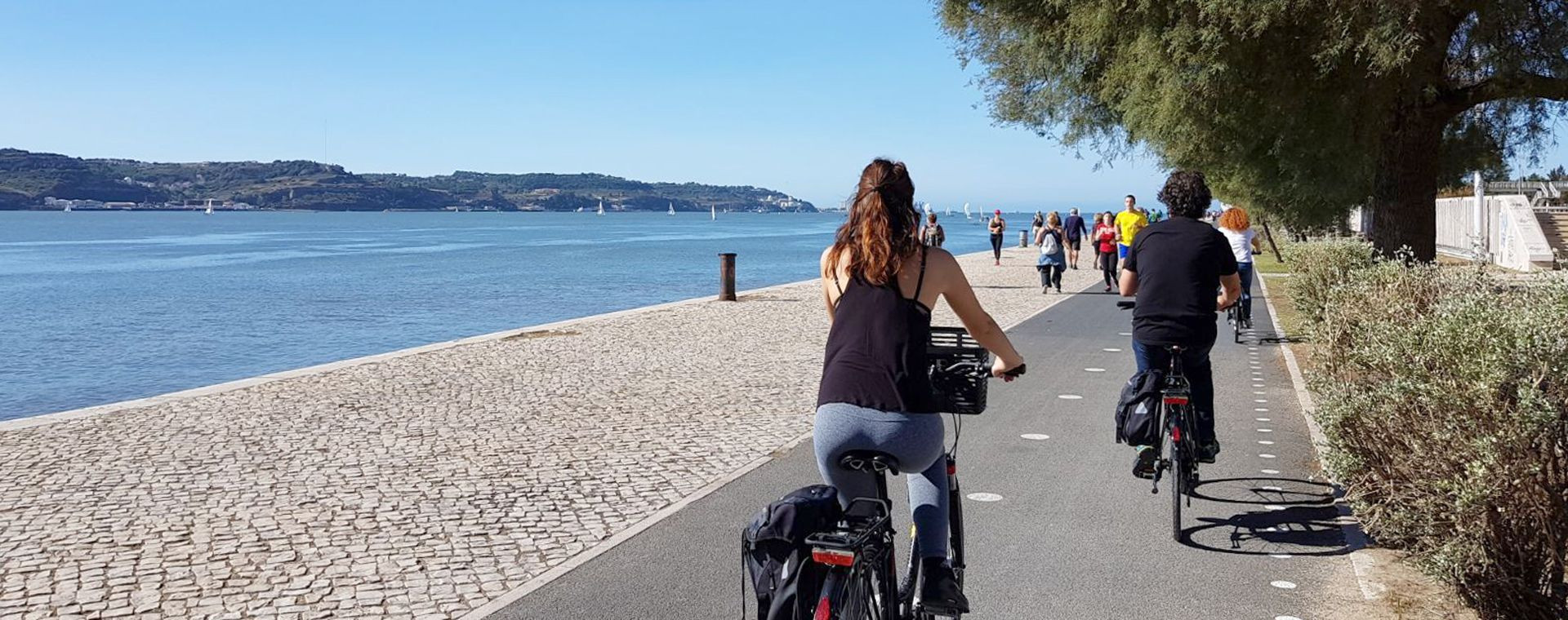 Radfahrer von Lissabon nach Sagres - Portugal
