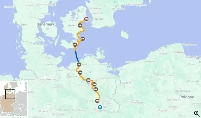 Mit dem Fahrrad von Berlin nach Kopenhagen