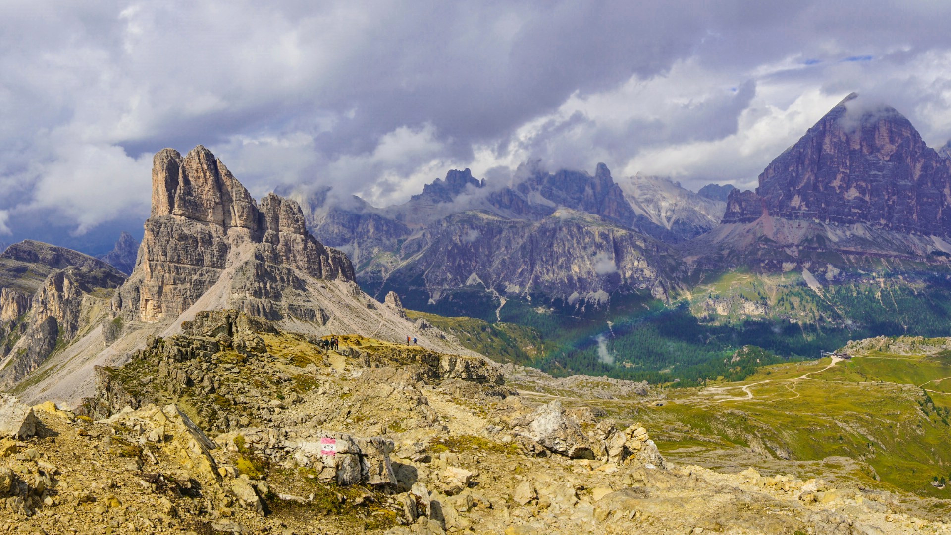 Pass Forcella Averau - Dolomiten - Italien