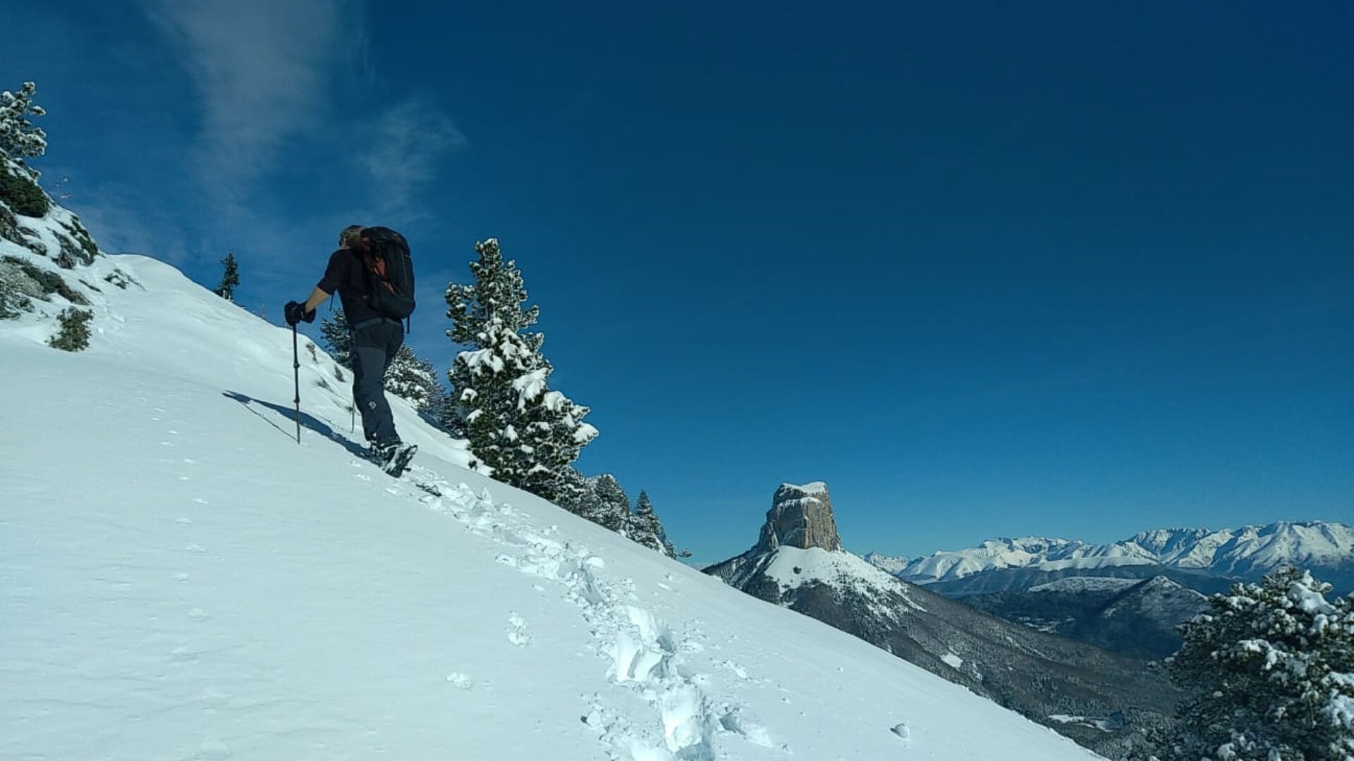 Schneeschuhwanderung über die Hochebene des Vercors - Vercors - Frankreich