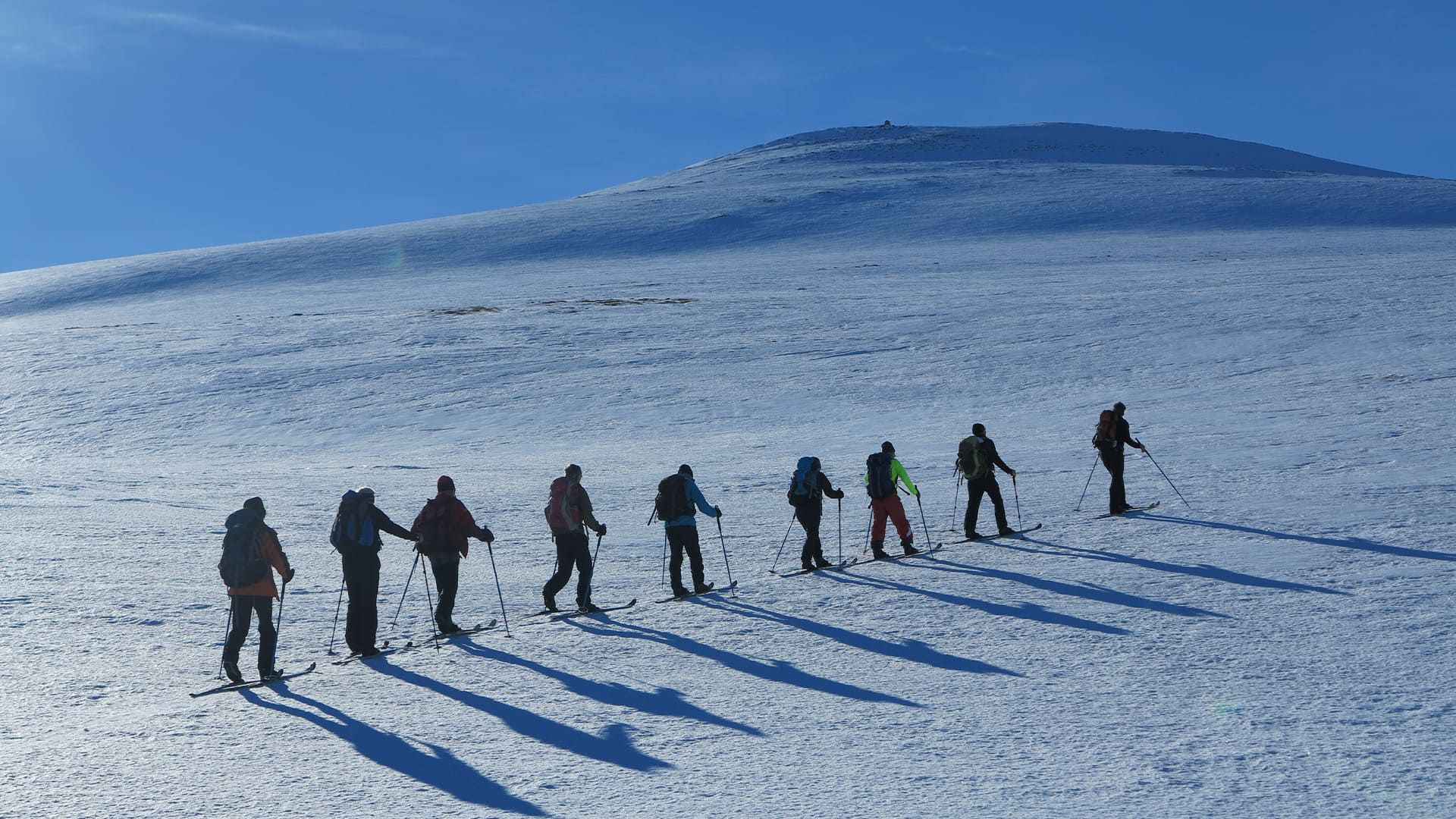 Skitourengruppe in Rondane - Norwegen