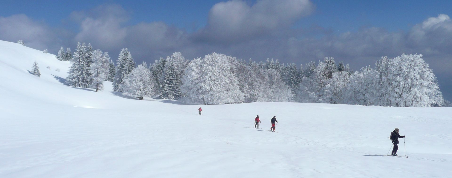 Geführtes nordisches Skifahren - Grate des Vercors - Alpen - Frankreich