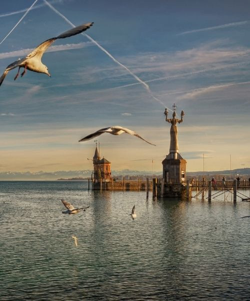 Imperia-Statue in Konstanz - Bodensee - Deutschland