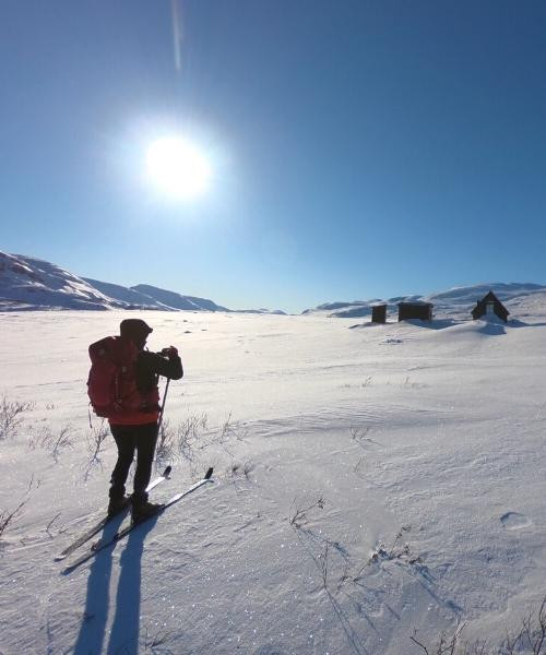 Tag 3 - Skifahrer auf dem Weg nach Alesjaure