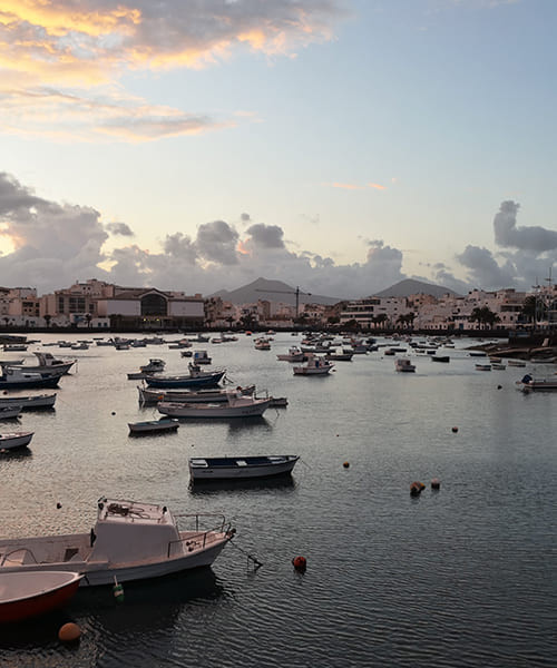 © David Praire Tag 7 - Sonnenuntergang am Hafen von Arrecife - Lanzarote