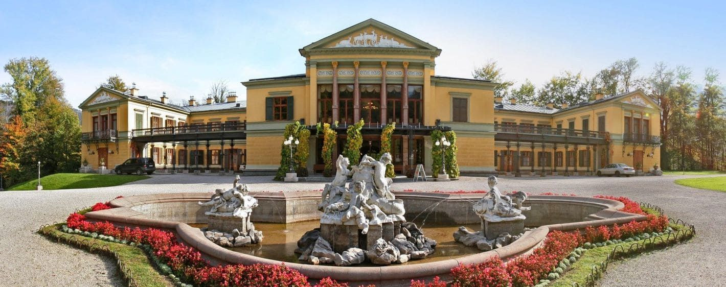 Kaiservilla und Brunnen - Bad Ischl - Oberösterreich