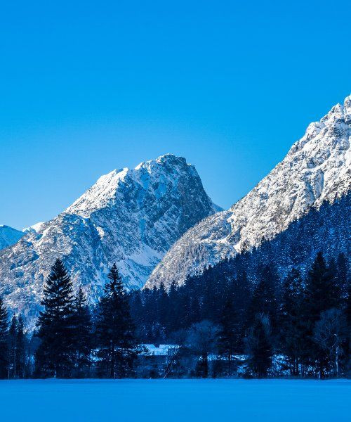 Landschaft bei Leutasch - Tirol - Österreich