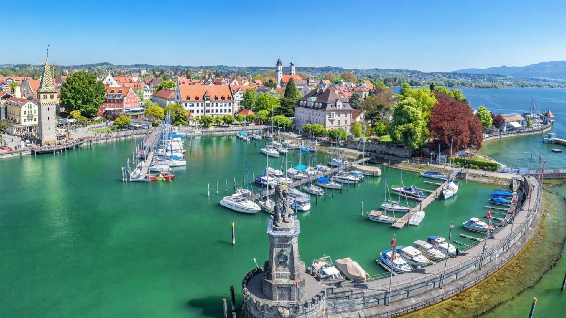 Hafen von Lindau - Bodensee - Bayern - Deutschland