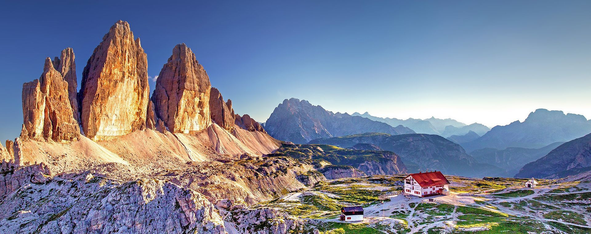 Schutzhütte Locatelli an den Drei Zinnen - Dolomiten - Italien