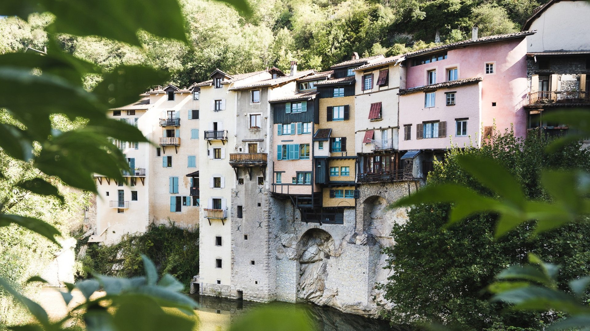 Häuser über der Bourne - Pont-en-Royans - Vercors