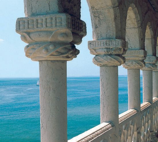 Manuelinische Loggia des Torre de Belém - Lissabon - Portugal