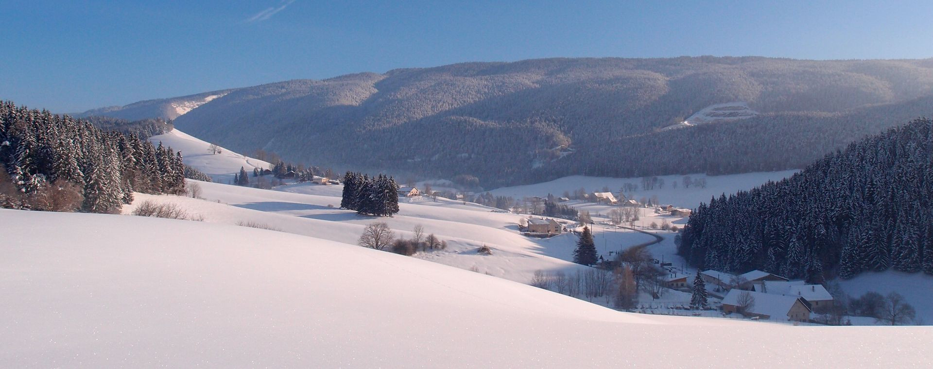 Méaudre im Winter - Vercors - Frankreich