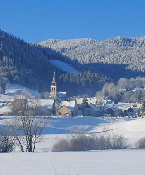 Méaudre im Winter - Vercors - Frankreich