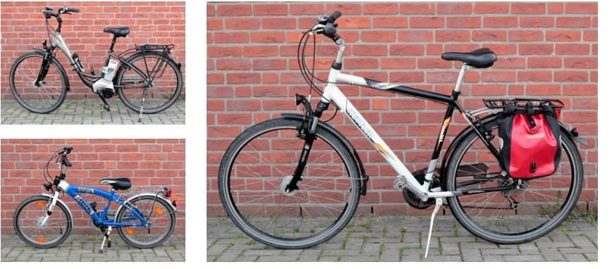 Fahrräder der Mecklenburger Radtour