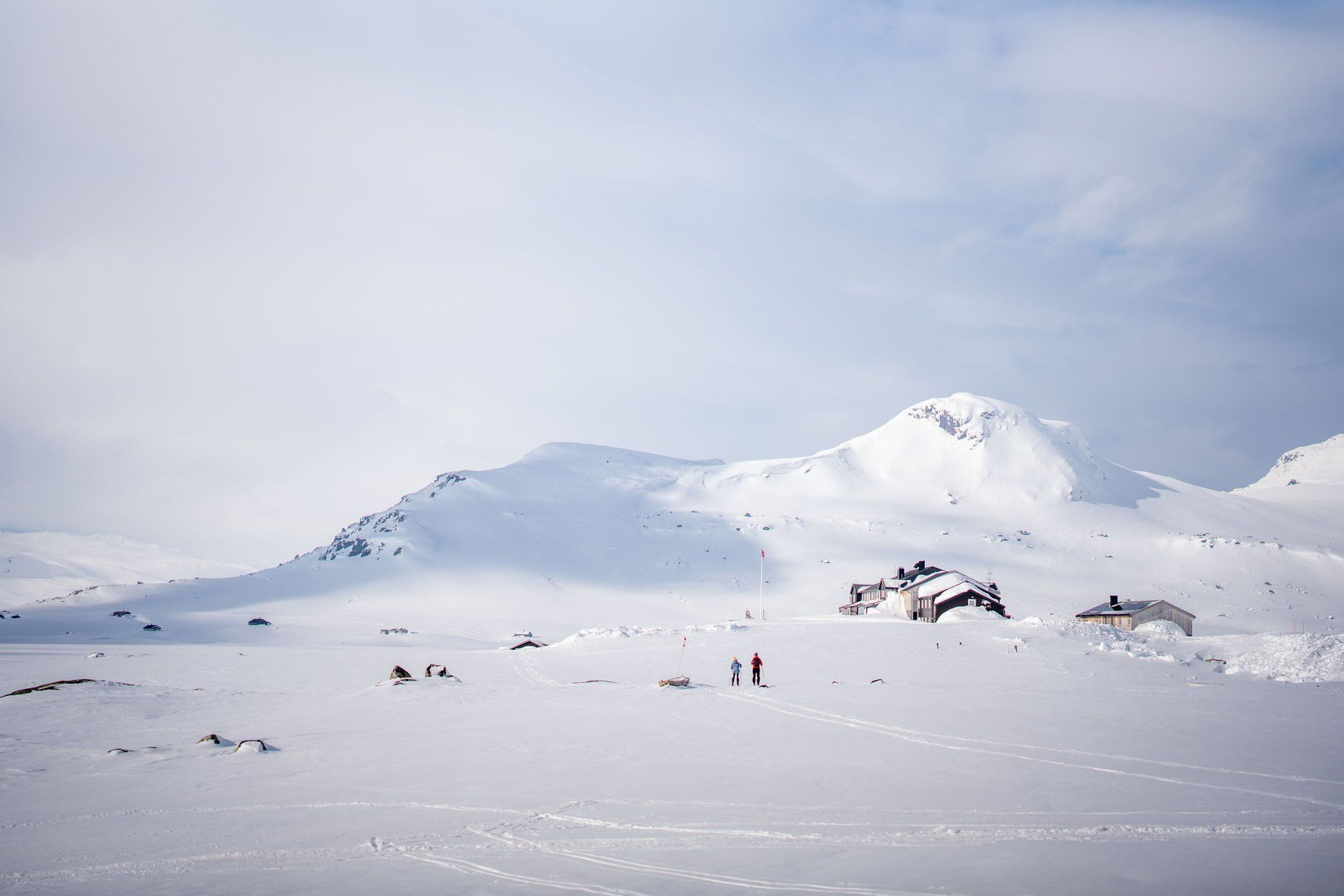 Berghütte auf der Hardangervidda - Norwegen