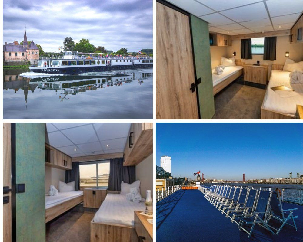 Schiff MS Princess mit Kabinen und Sonnendeck - Deutschland