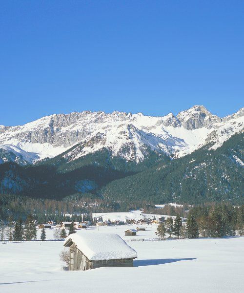 Neuleutasch im Winter - Leutaschtal - Tirol - Österreich