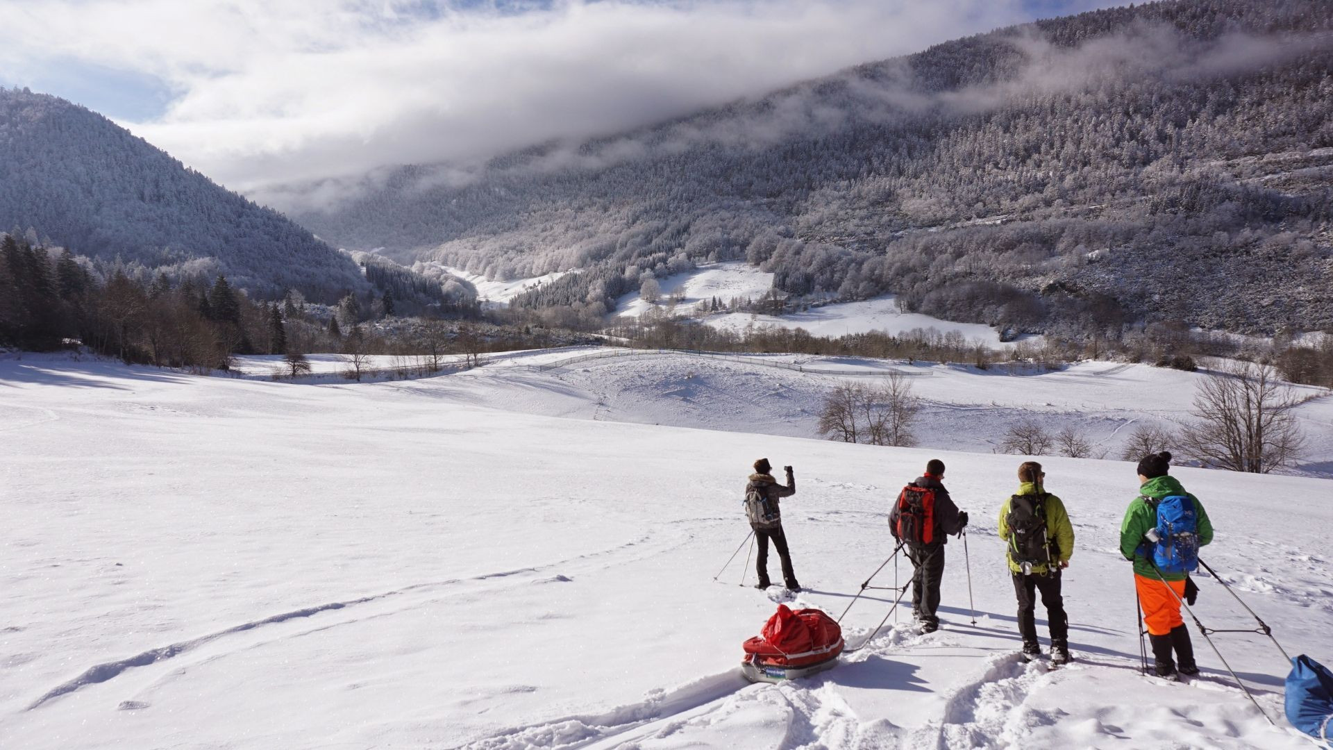 Silvester-Schneeschuhwanderung auf den Hochplateaus - Vercors