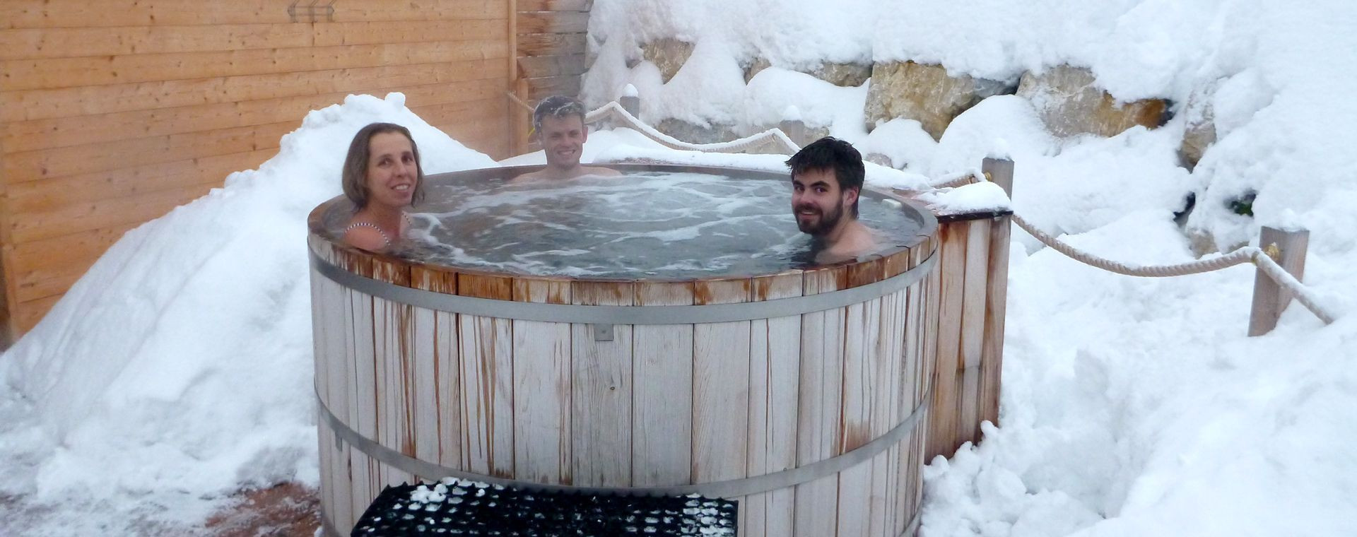 Nordisches Bad im Schnee - Chartreuse - Frankreich