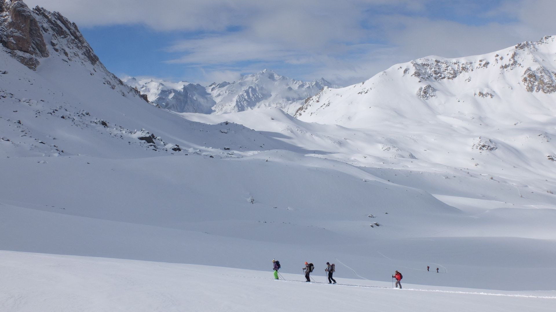 Ski de randonnée nordique en Haute Clarée - Hautes-Alpes