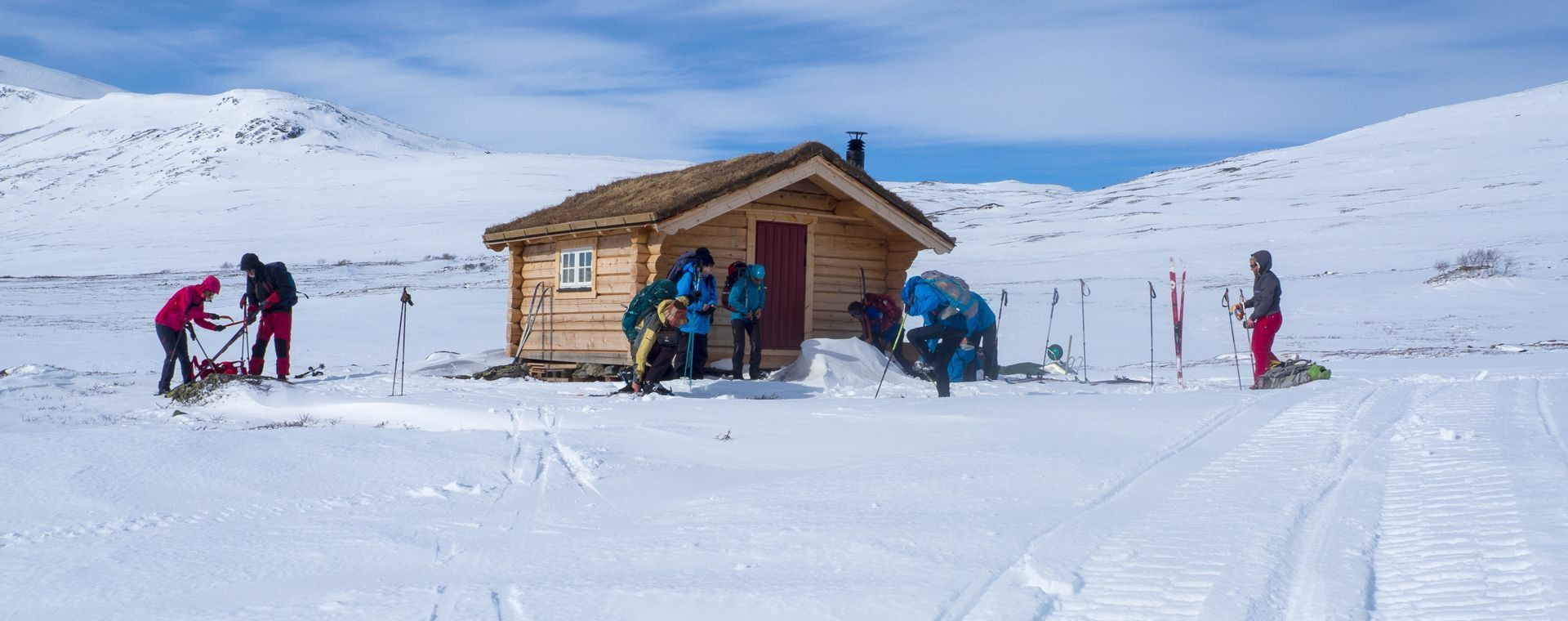 Ski de randonnée nordique au parc Jotunheimen - Norvège - nordic-ski-touring-in-jotunheimen-park-norway-2