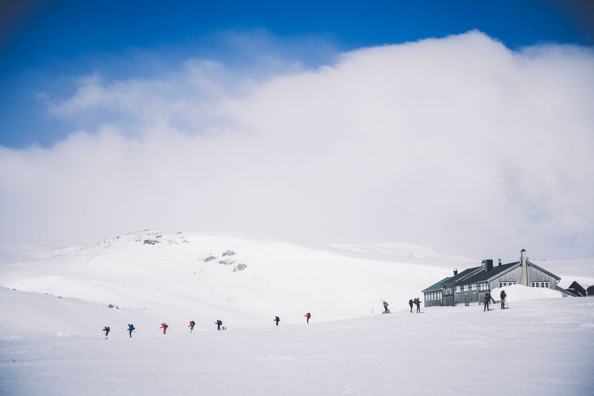 Nordisches Skifahren auf der Hardangervidda - Norwegen