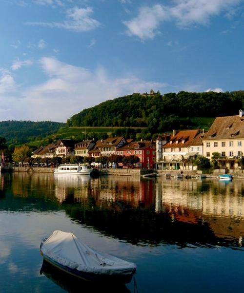 Altstadt und Rhein in Stein am Rhein - Schweiz