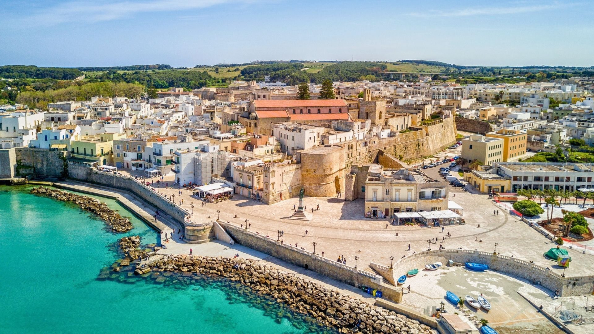 Dorf Otranto in Apulien