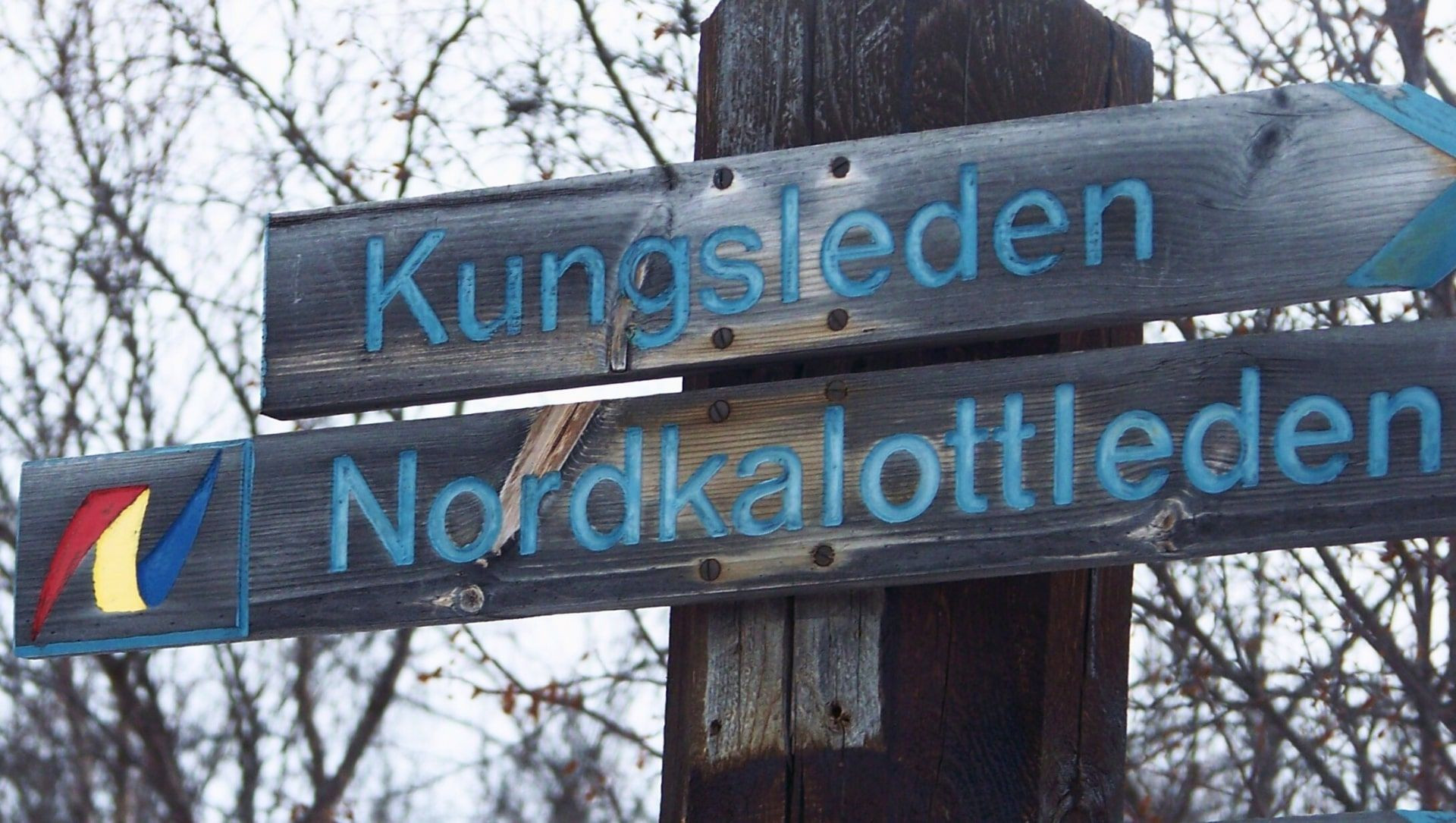 Wegweiser am Kungsleden - Schweden