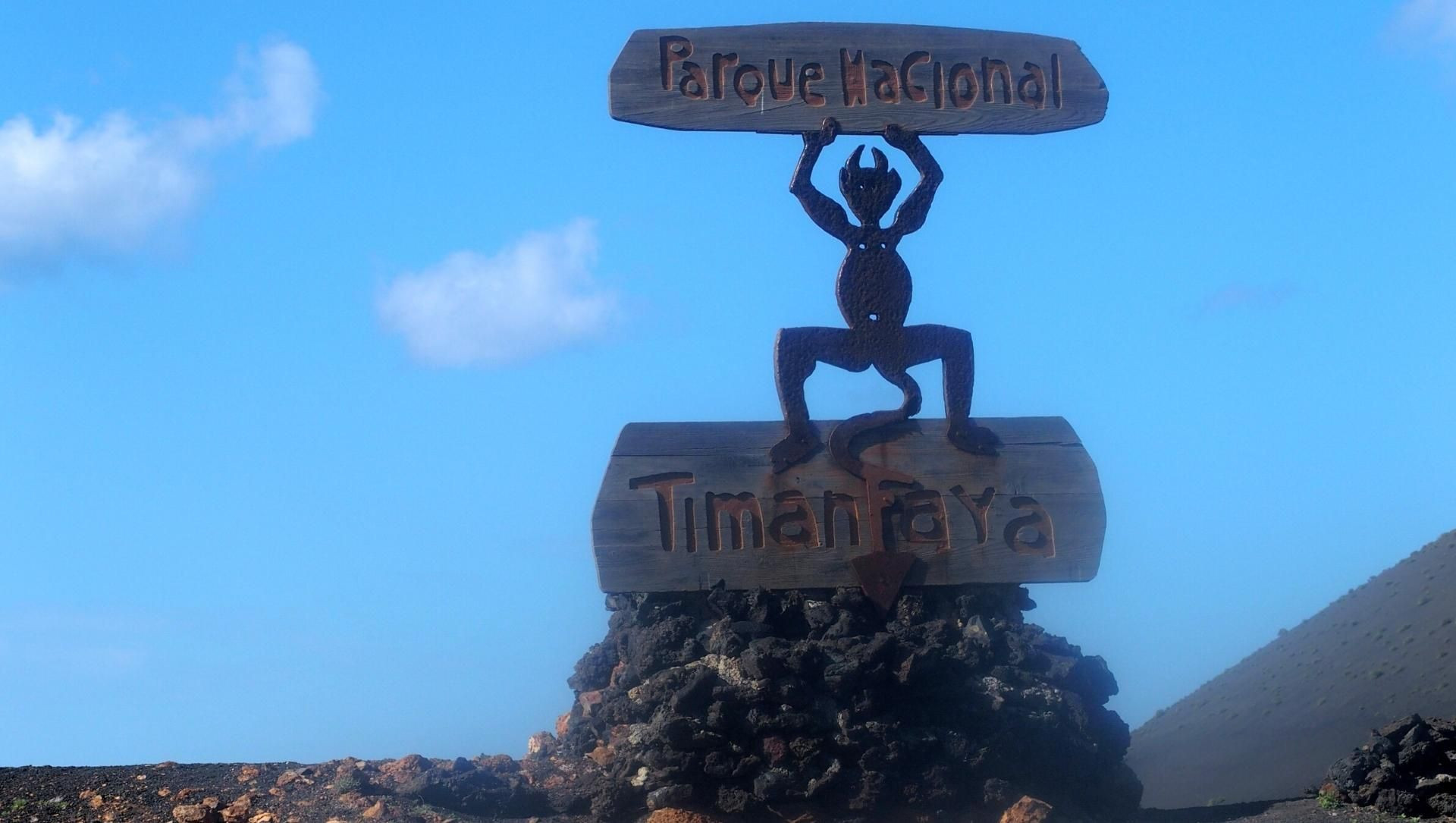 © Jean-Claude Praire Teufelsschild im Nationalpark Timanfaya - Lanzarote - Spanien
