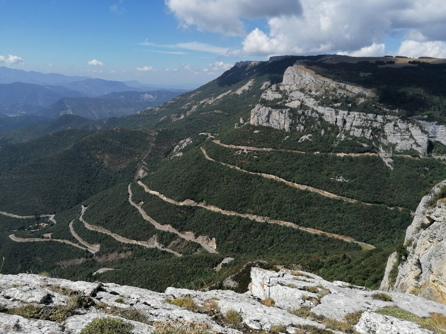 Blick zum Diois - Col de Rousset - Vercors