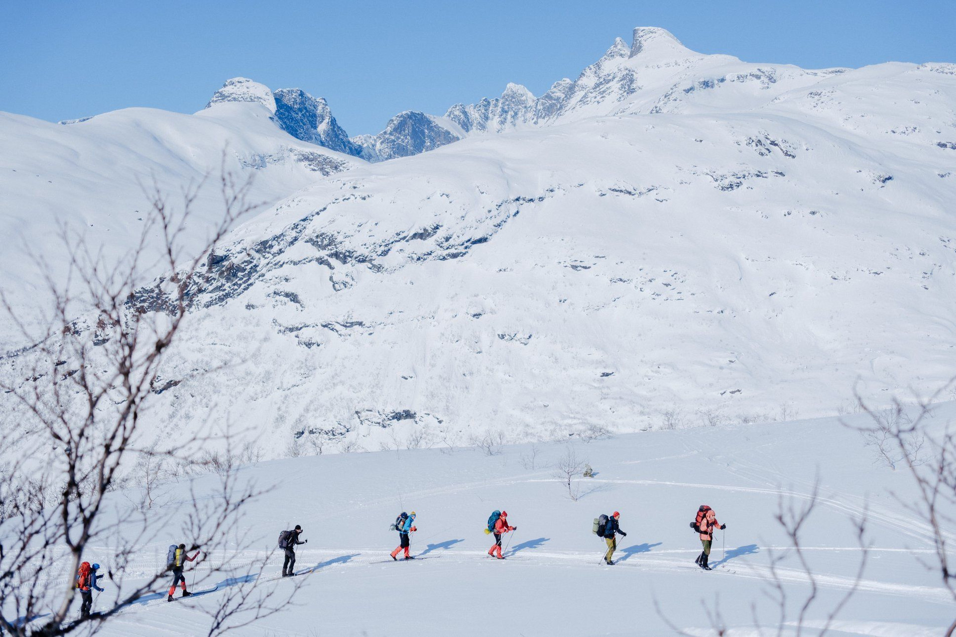 Skitourengeher im Jotunheimen-Massiv - Norwegen