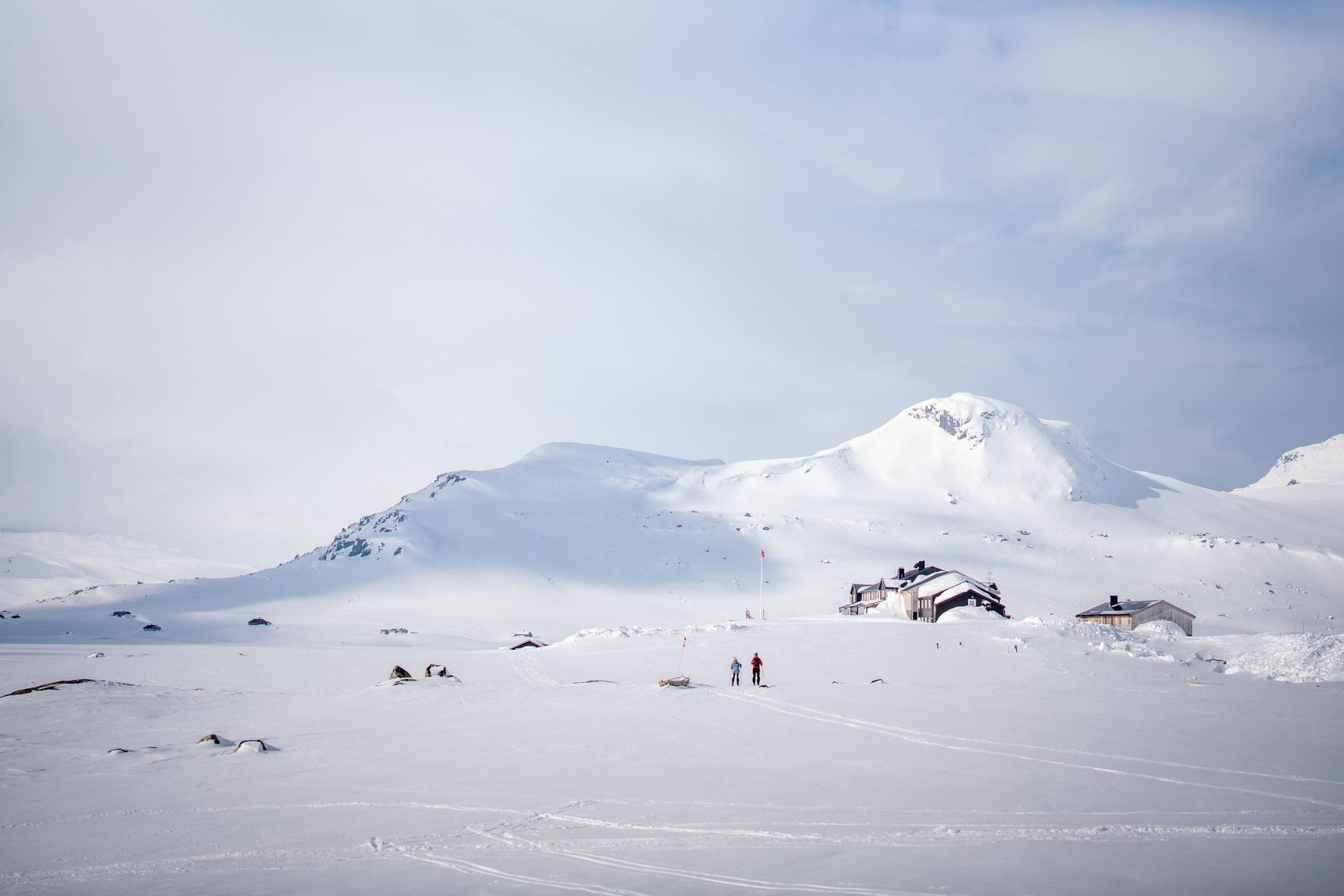 Berghütte auf der Hardangervidda - Norwegen