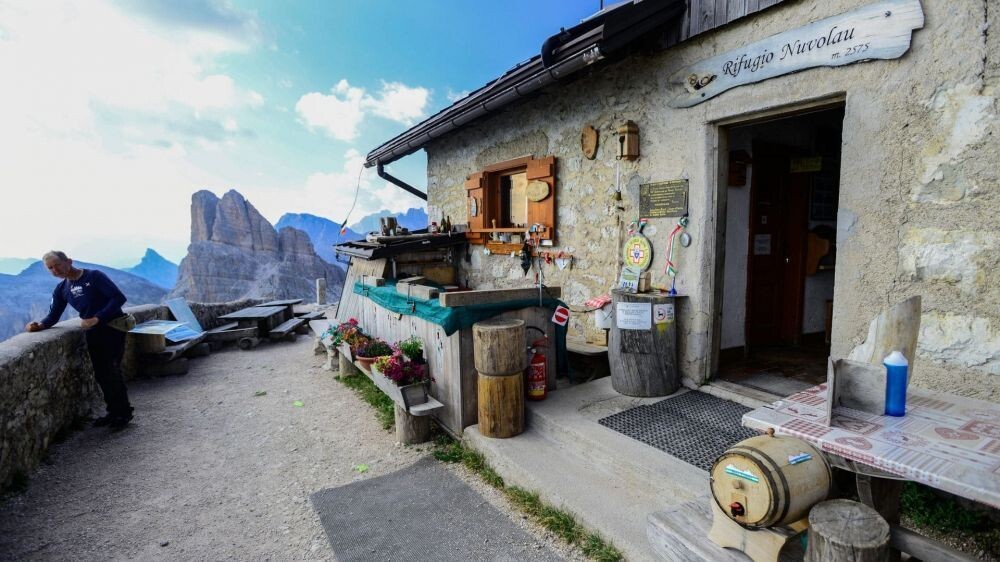 Berghütte Rifugio Nuvolau - Dolomiten - Italien