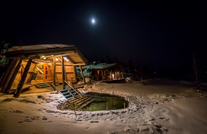 Sauna im nordischen Zentrum Kiilopää