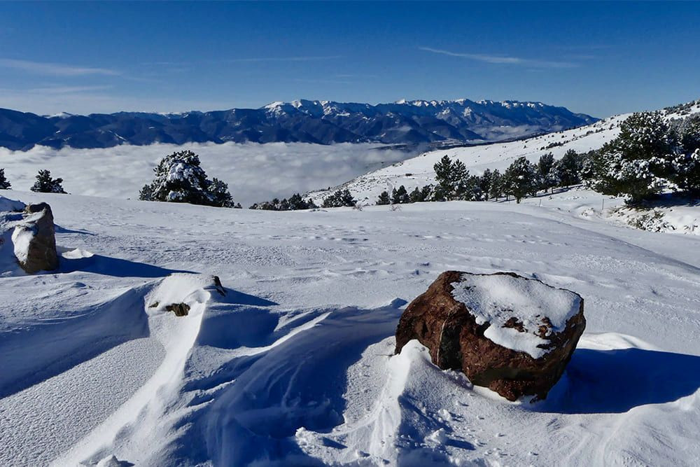 Wolkenmeer im Winter - Ostpyrenäen - Frankreich