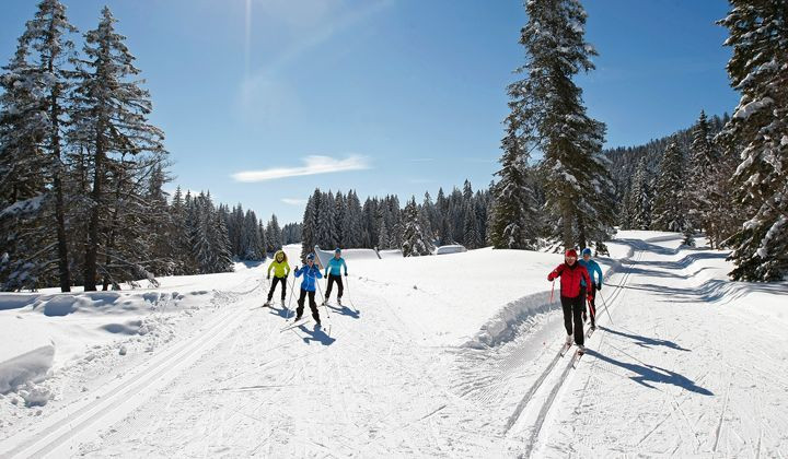 Langlauf in Autrans-Méaudre - Vercors - Frankreich